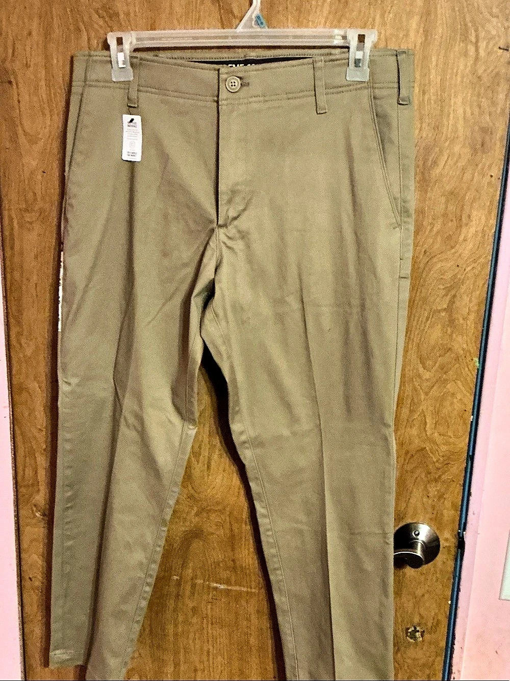 Lee Extreme Motion MVP Relaxed Fit Pant Chinos Brown Waist 34x29